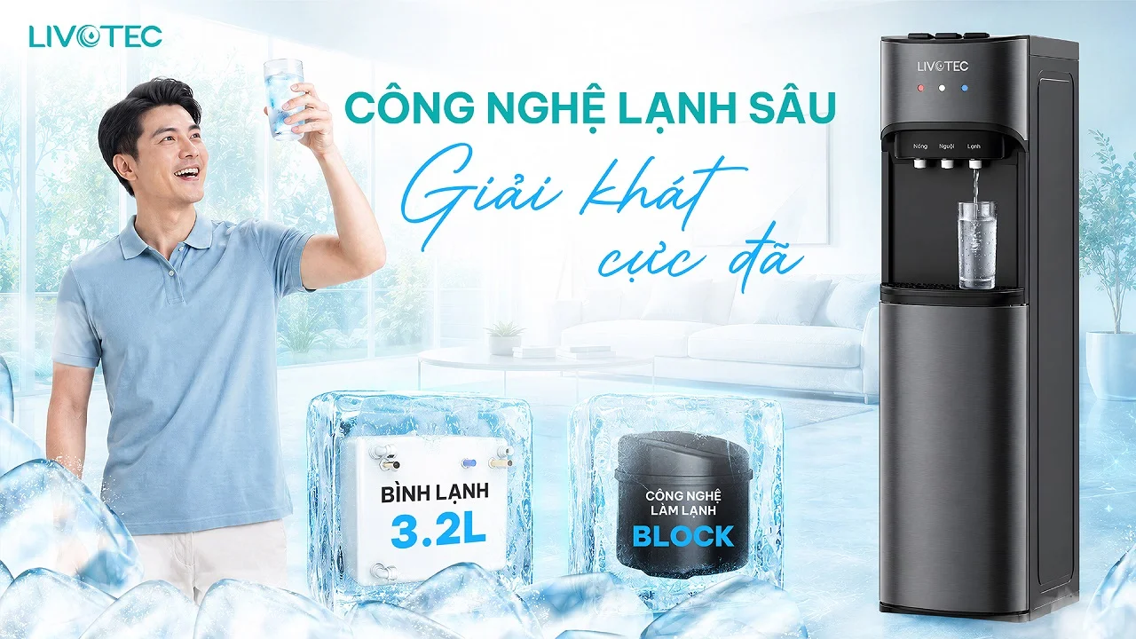 Livotec LD100N công nghệ Block làm lạnh sâu