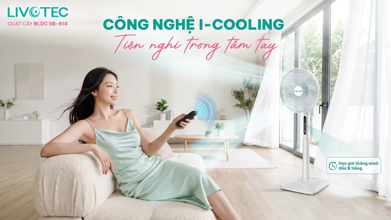 Livotec SB-614 công nghệ i-Cooling tiện lợi