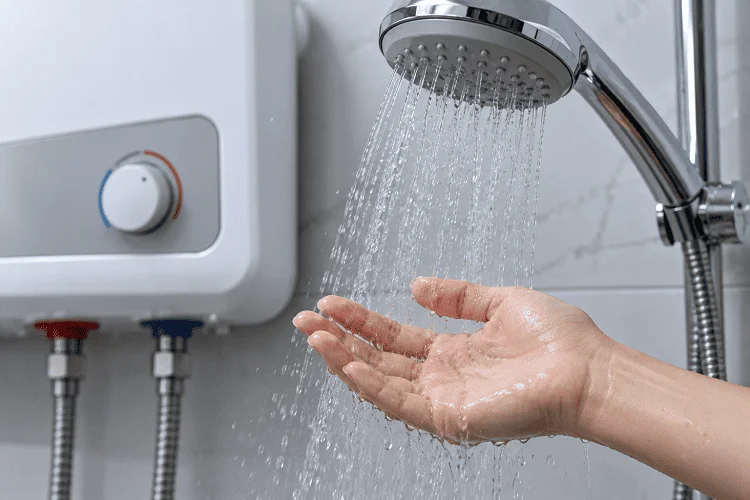 Nước không nóng ngay cả khi đã chờ lâu