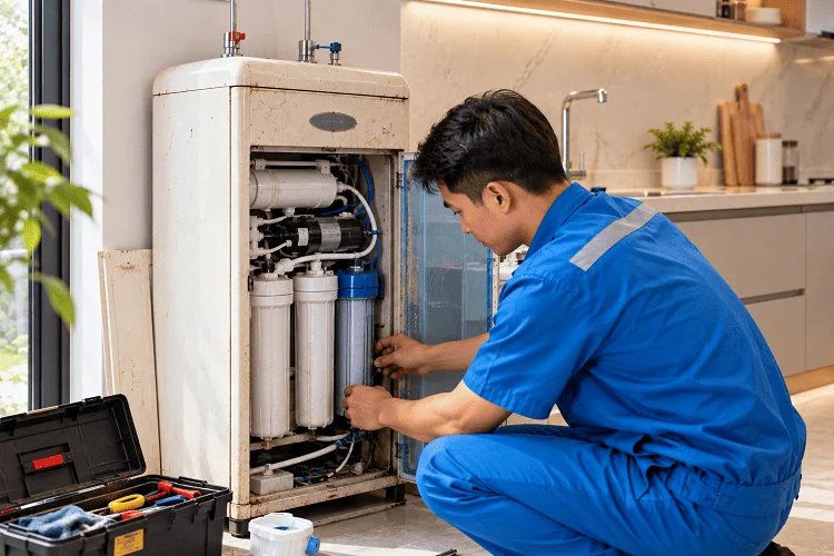 Thợ sửa chữa máy lọc nước