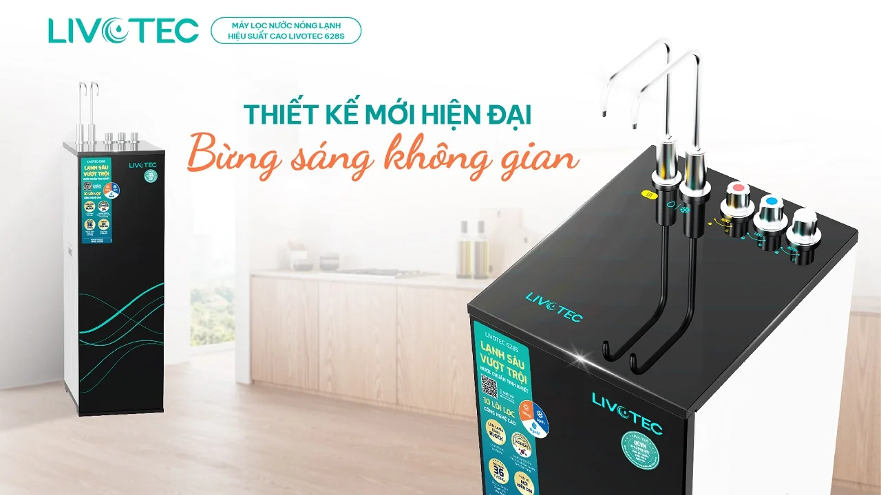 Livotec 628S thiết kế nhỏ gọn, tinh tế