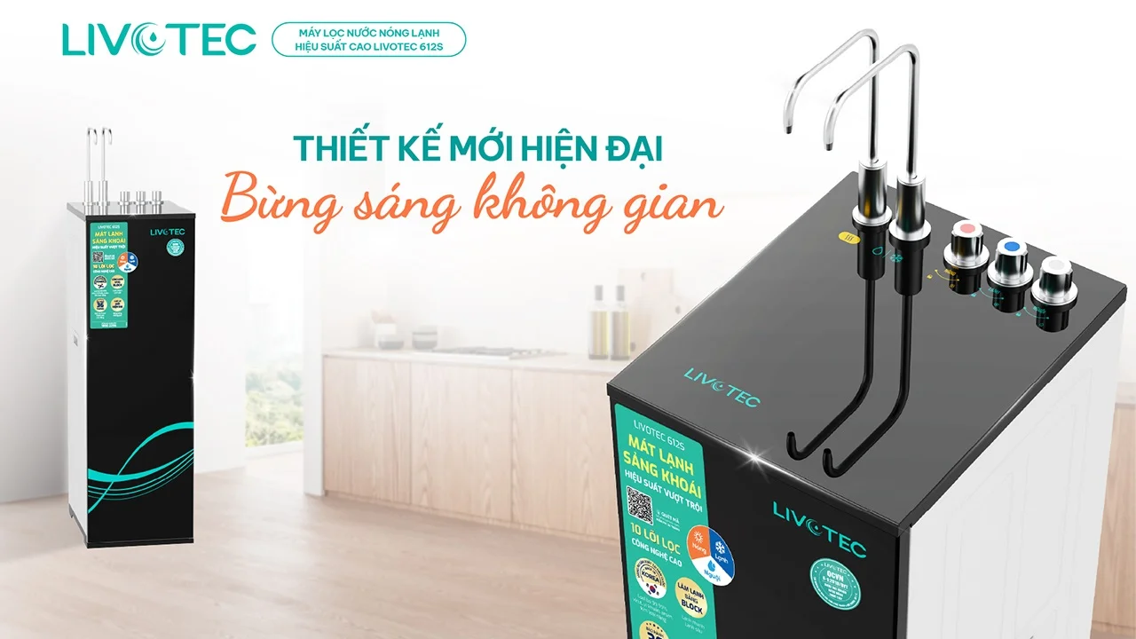 may-loc-nuoc-nong-lanh-livotec-612s-thiet-ke-hien-dai