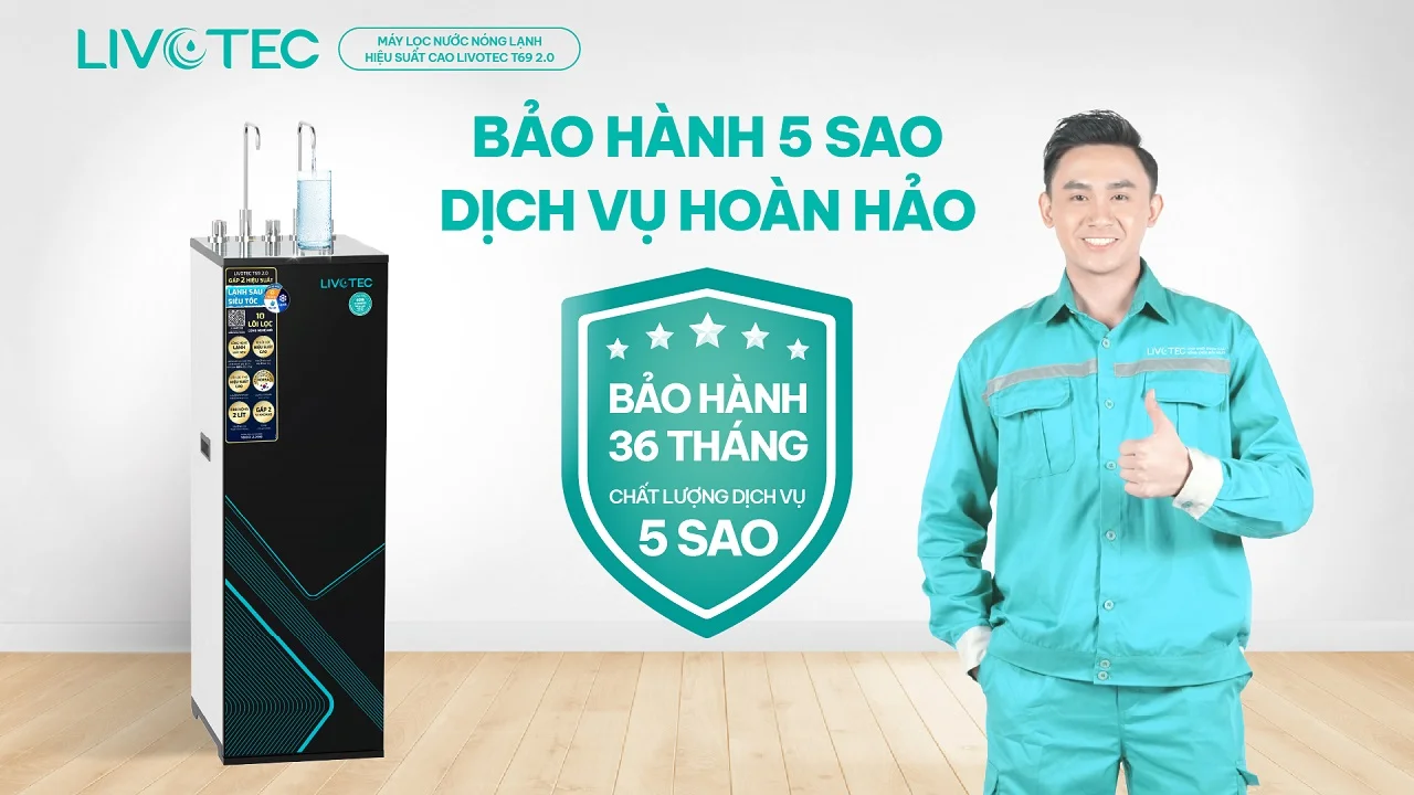 Livotec T69 2.0 bảo hành chính hãng lên đến 36 tháng