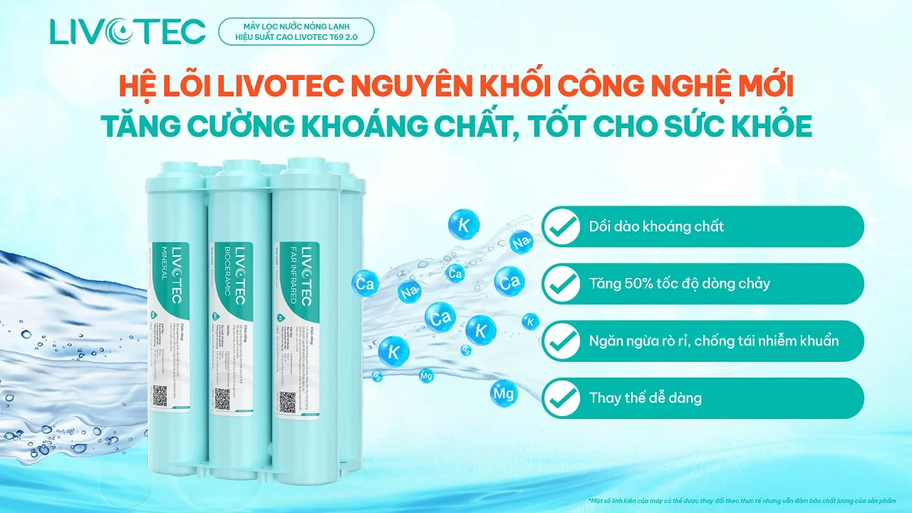 Livotec T69 2.0 hệ lõi chức năng đúc nguyên khối