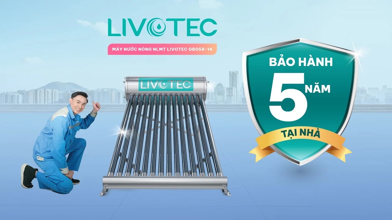 Livotec GBO58-14 inox bảo hành chính hãng 5 năm