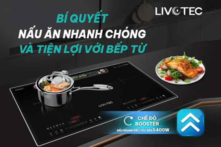 Bí quyết nấu ăn nhanh chóng và tiện lợi với bếp từ