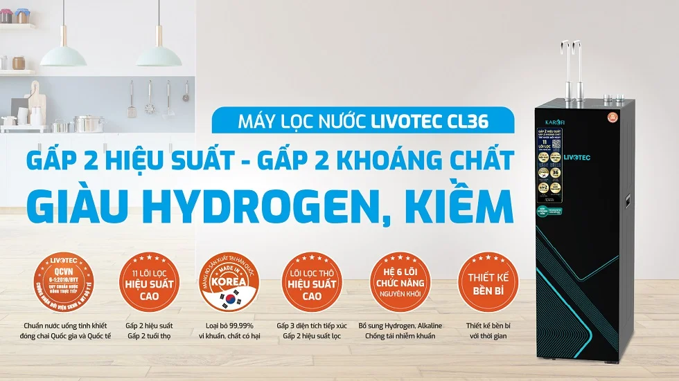 Máy lọc nước RO Livotec CL36