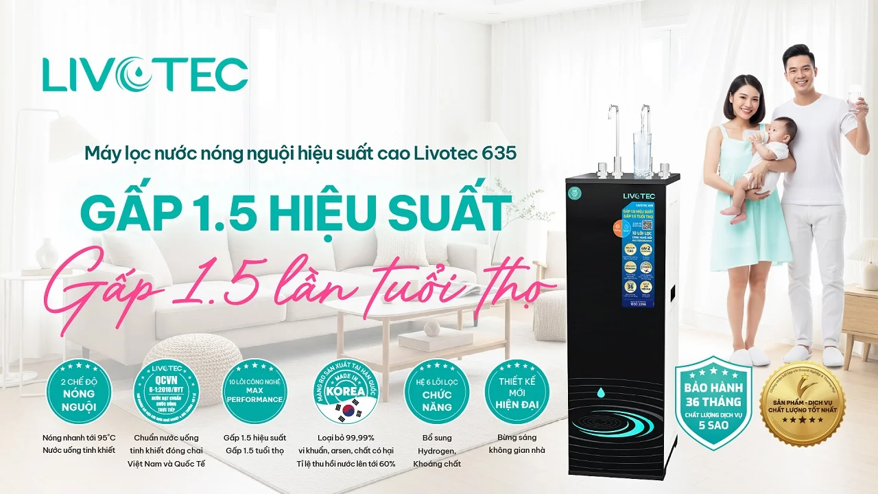 Livotec 635 hiệu suất cao gấp 1,5 lần