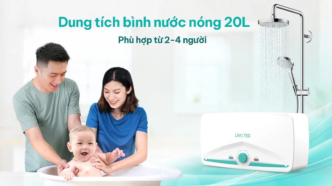 Livotec LWH-ID20 dung tích bình 20L