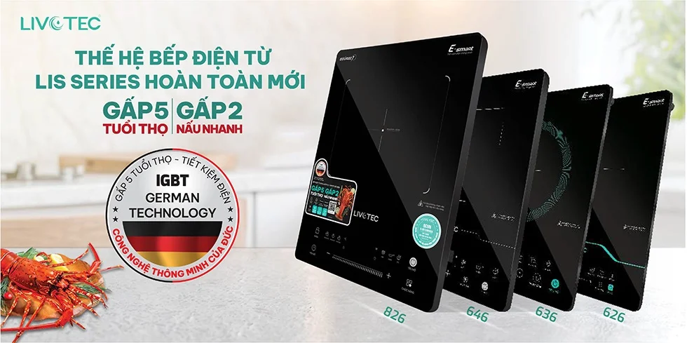 Bếp từ đơn Livotec E-smart