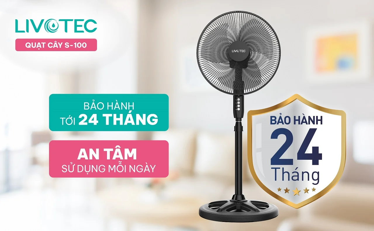 Livotec S-100 bảo hành chính hãng 24 tháng