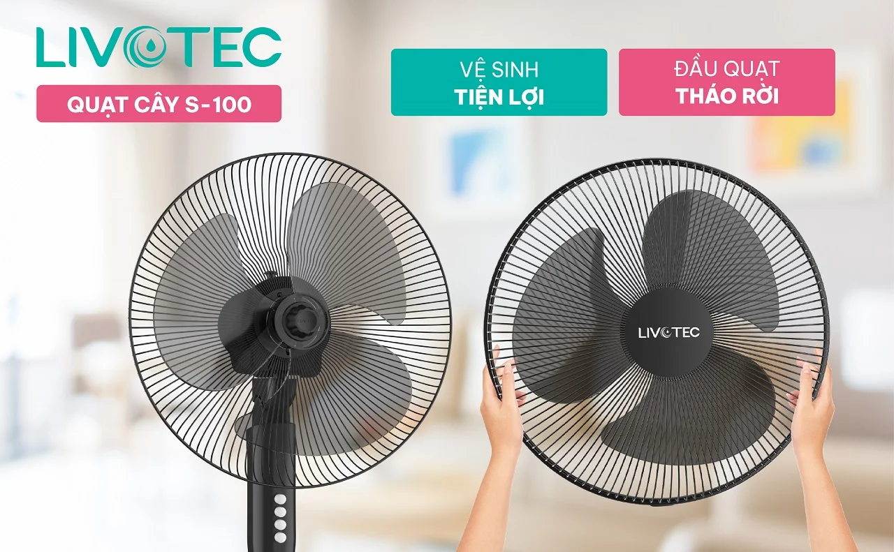 Livotec S-100 dễ dàng vệ sinh