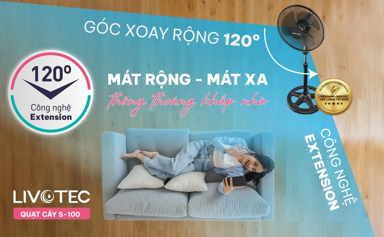 Livotec S-100 có công nghệ Extension 120