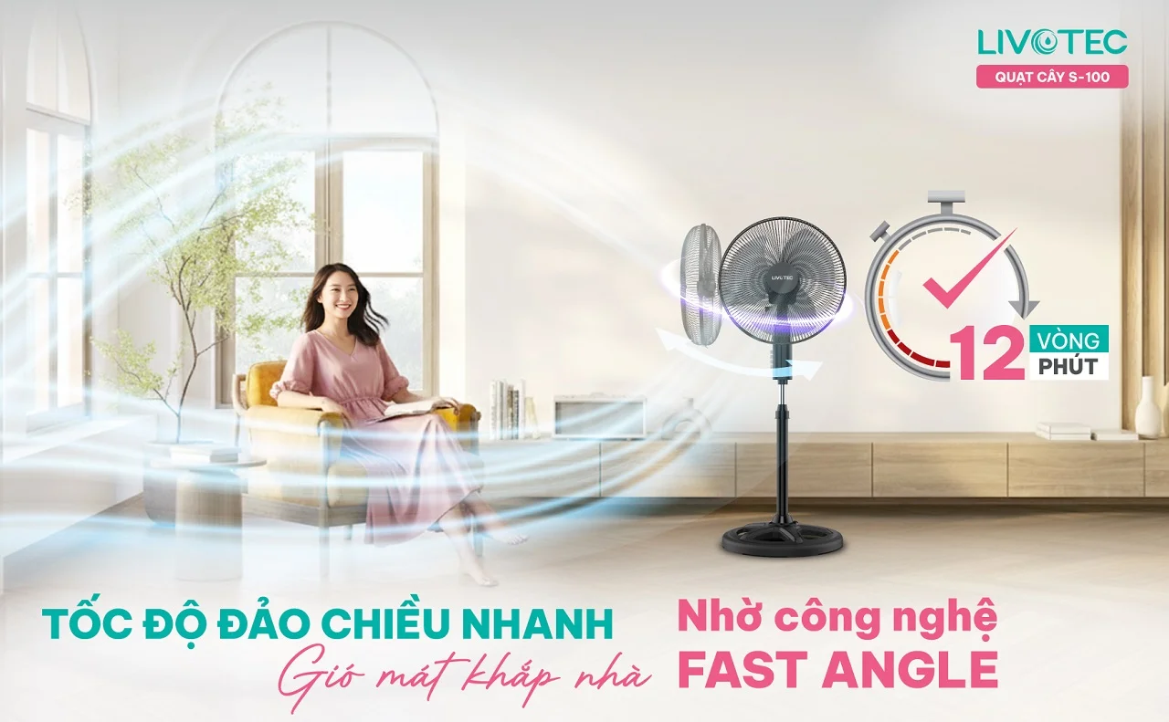Livotec S-100 với công nghệ Fast Angle