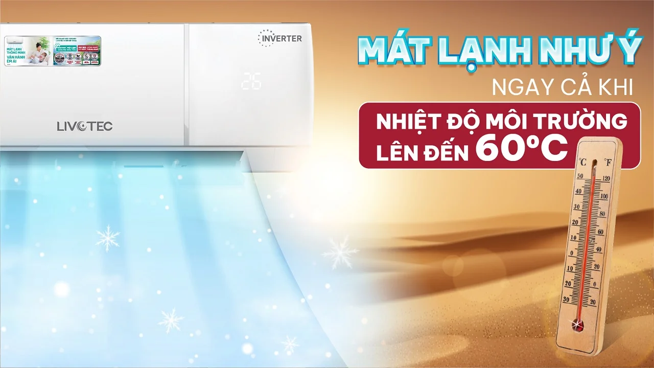 Điều hòa Livotec DH24 Inverter TSP 5