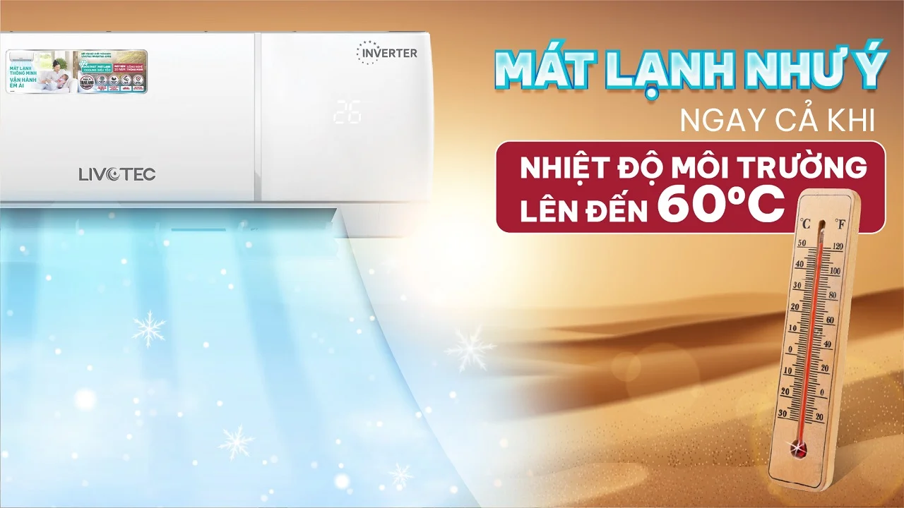 Điều hòa Livotec DH18 Inverter TSP 5