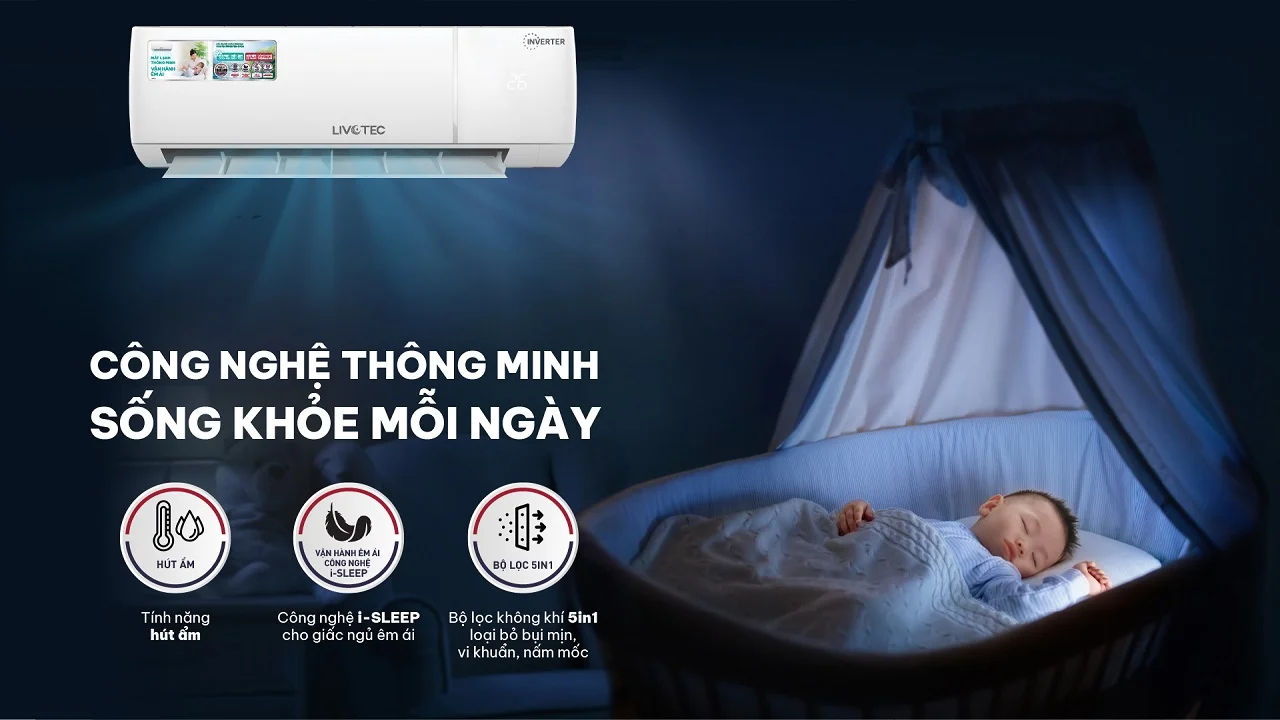 Điều hòa Livotec DH24 Inverter TSP 6