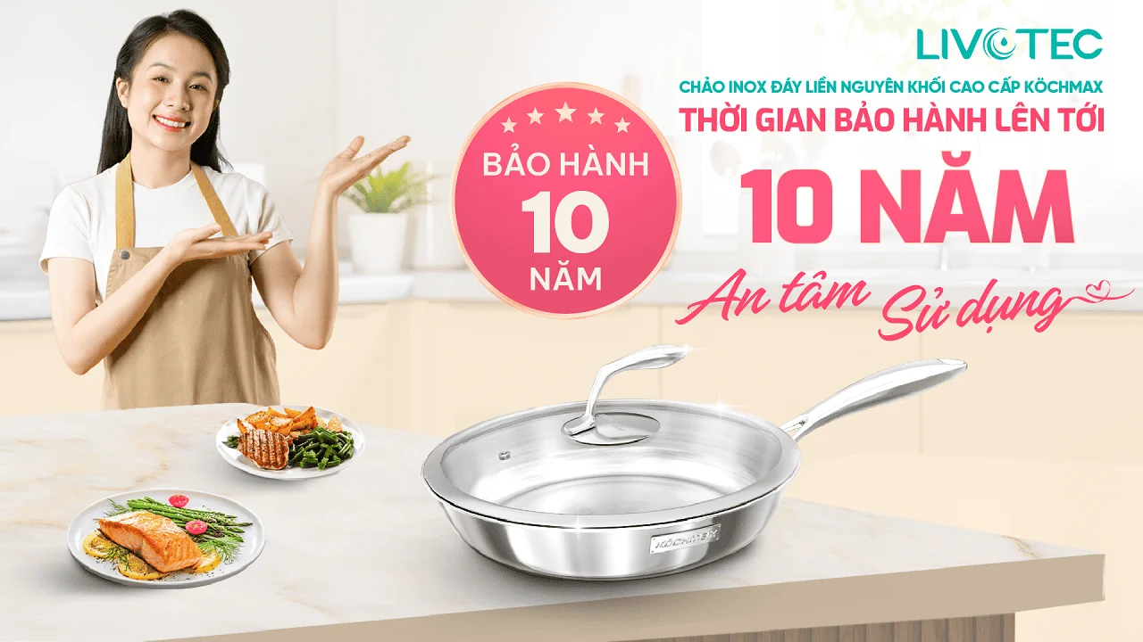Chảo KOCHMAX KMP-28 bảo hành chính hãng 10 năm