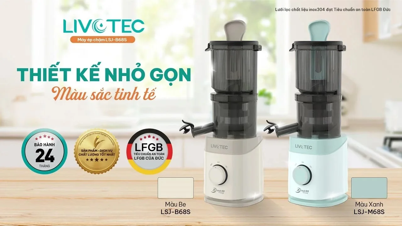 Livotec LSJ-B68S thiết kế nhỏ gọn