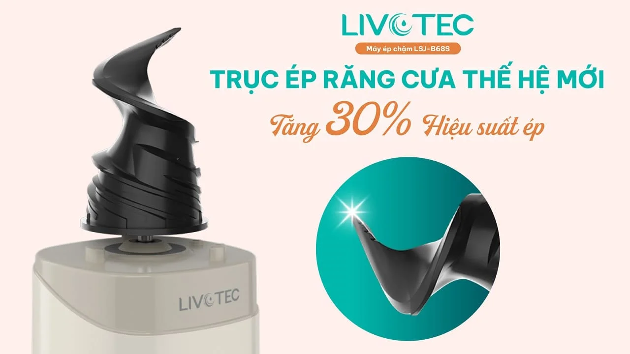 Trục ép răng cưa thế hệ mới của Livotec LSJ-B68s