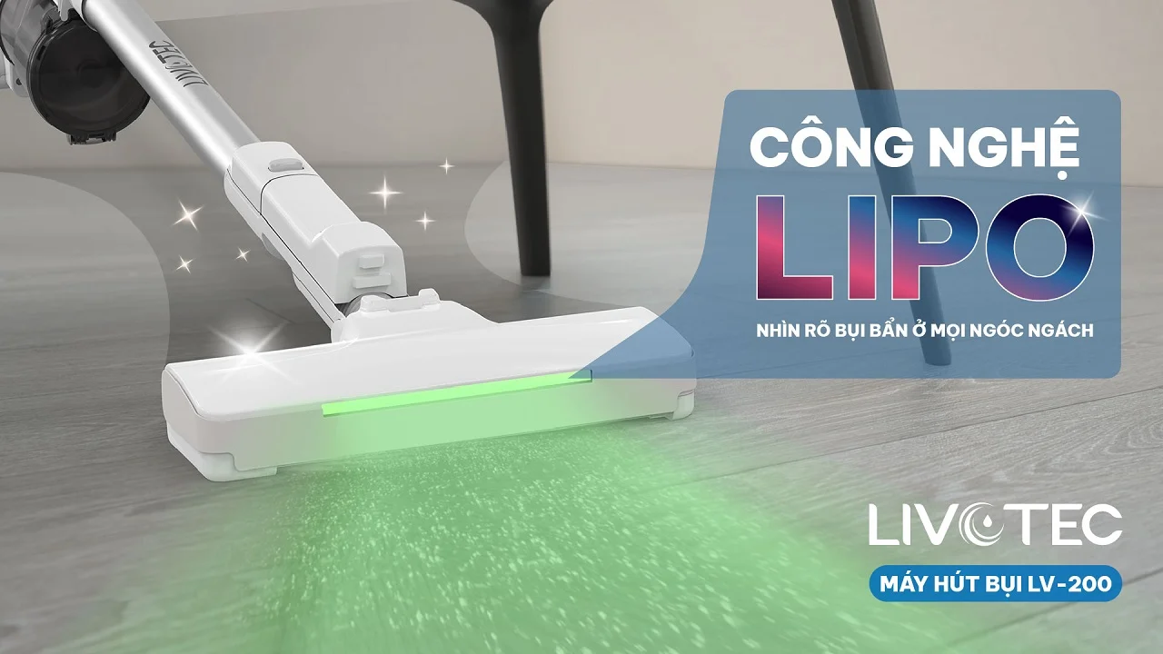 LV-200 công nghệ LIPO đèn soi bụi bẩn ngóc ngách