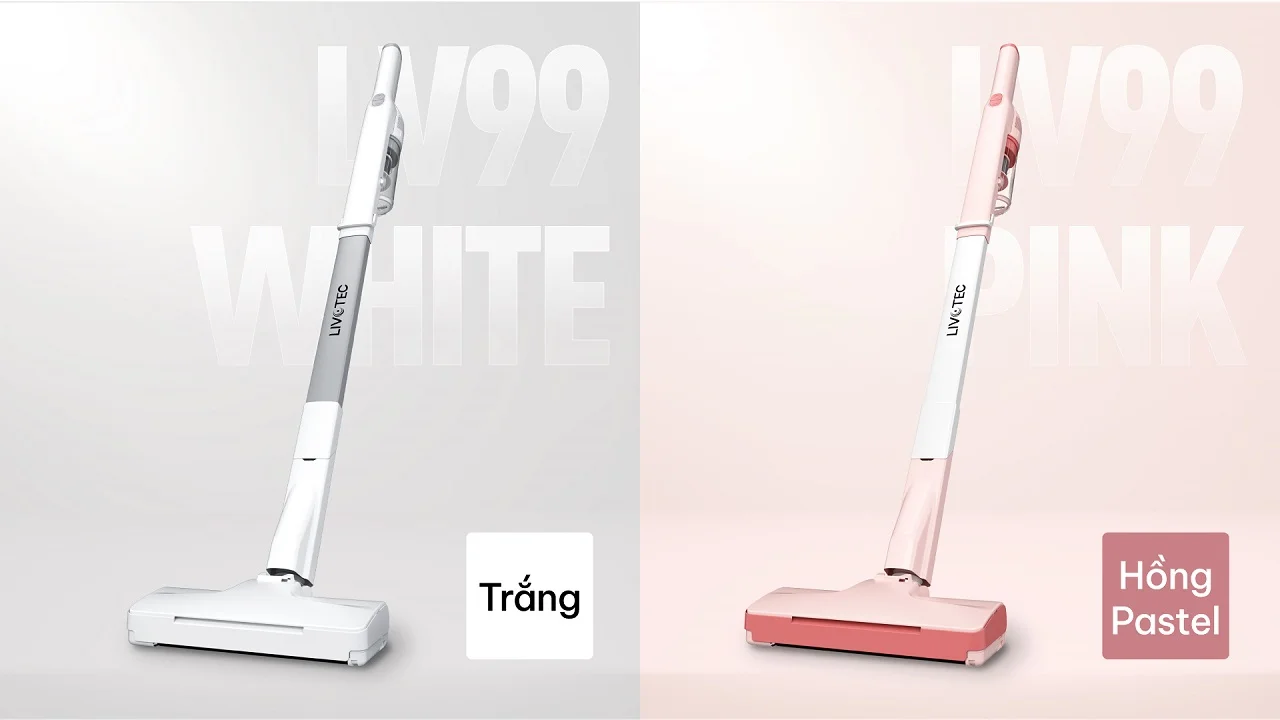 Máy hút bụi Livotec LV-99 2 màu sắc hiện đại