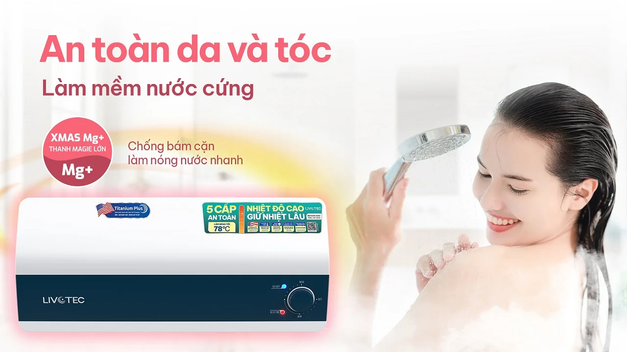 Livotec LWH-I20A25 thanh Magie XMAS MG+ làm mềm nước