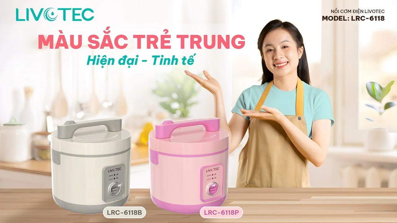 Livotec LRC-6118 gây ấn tượng với thiết kế trẻ trung