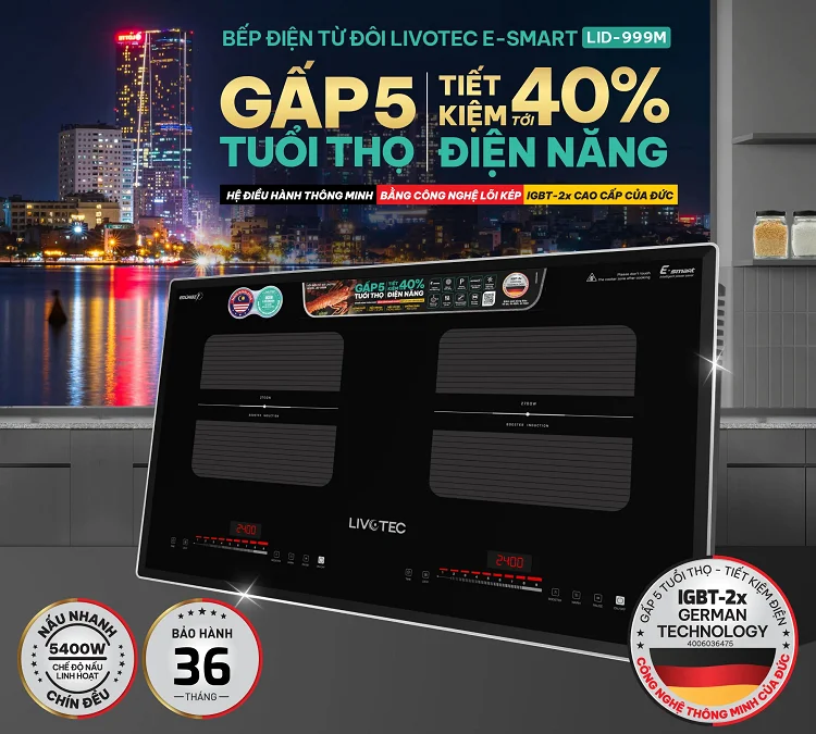 Bếp từ Livotec