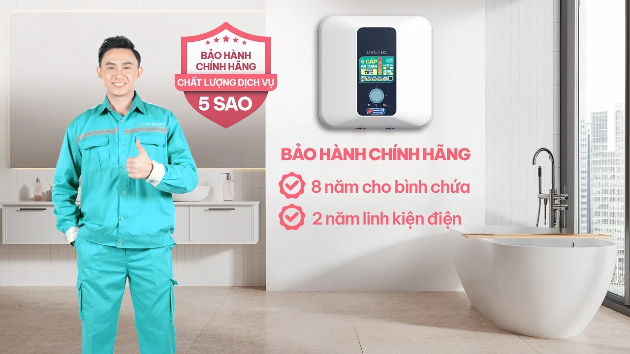 Bình nước nóng LWH-V15A25 bảo hành chính hãng