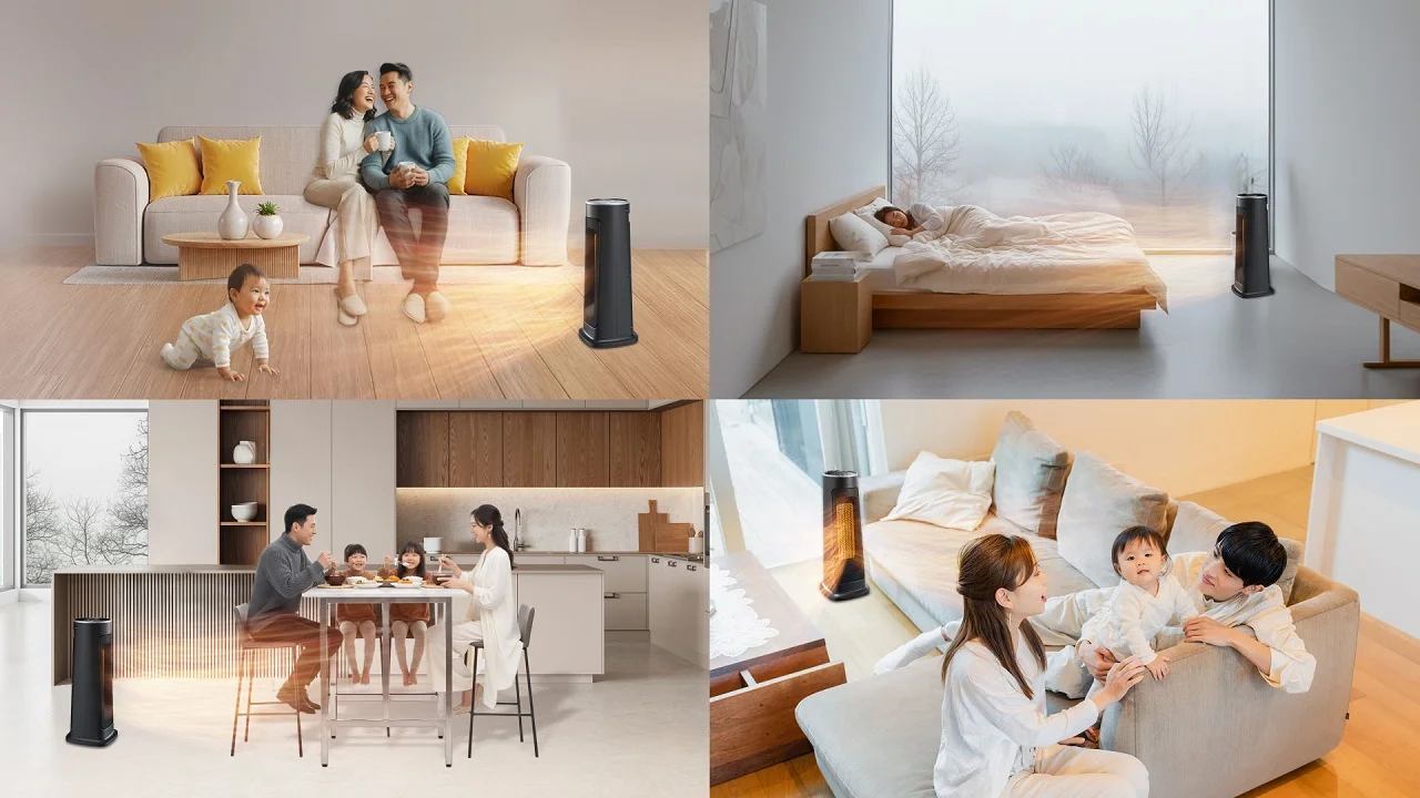 Máy sưởi gốm Livotec LCH-2089T thiết kế nhỏ gọn