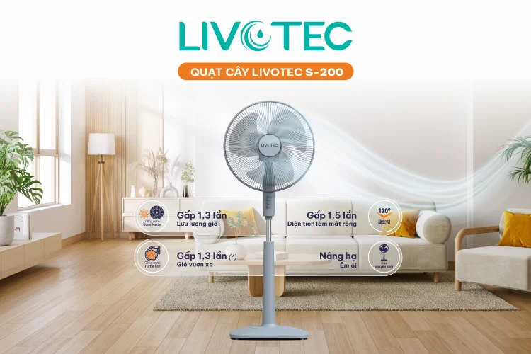 Quạt đứng Livotec S-200