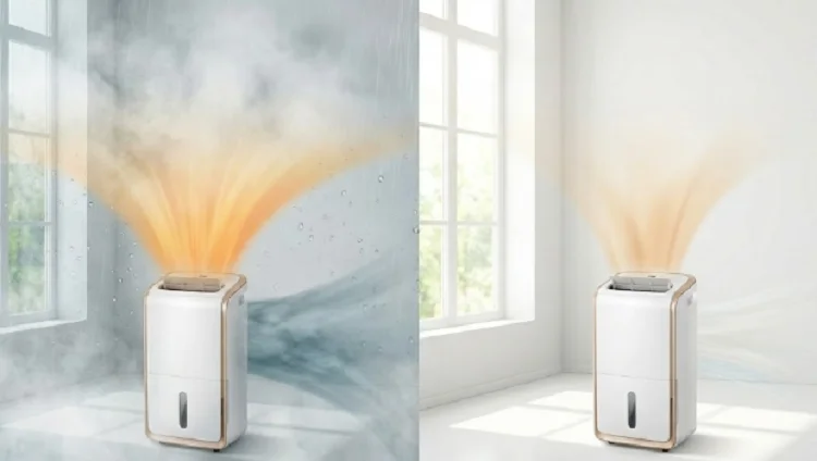Điều kiện độ ẩm ban đầu ảnh hưởng đến điện năng tiêu thụ của máy hút ẩm