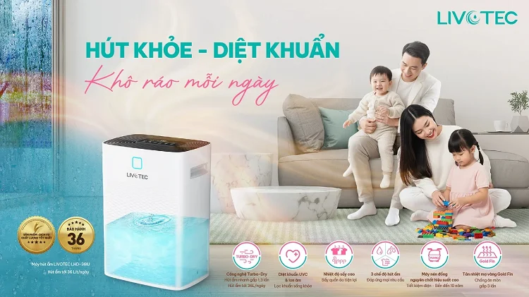 Máy hút ẩm không khí LHD-36IU