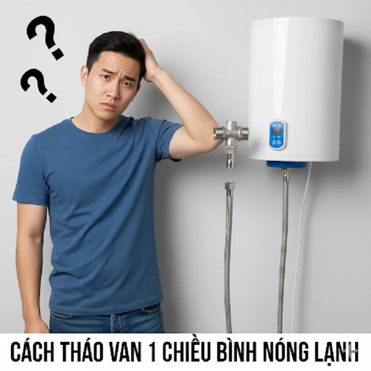 Van một chiều bình nóng lạnh có tốn điện khôn