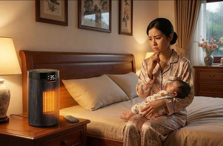 Có nên dùng máy sưởi cho trẻ sơ sinh?