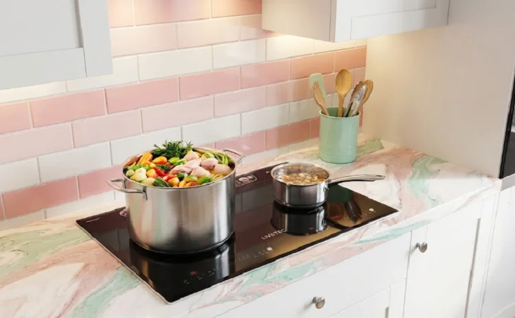 Dùng nồi có đáy từ tính, phù hợp với bếp từ