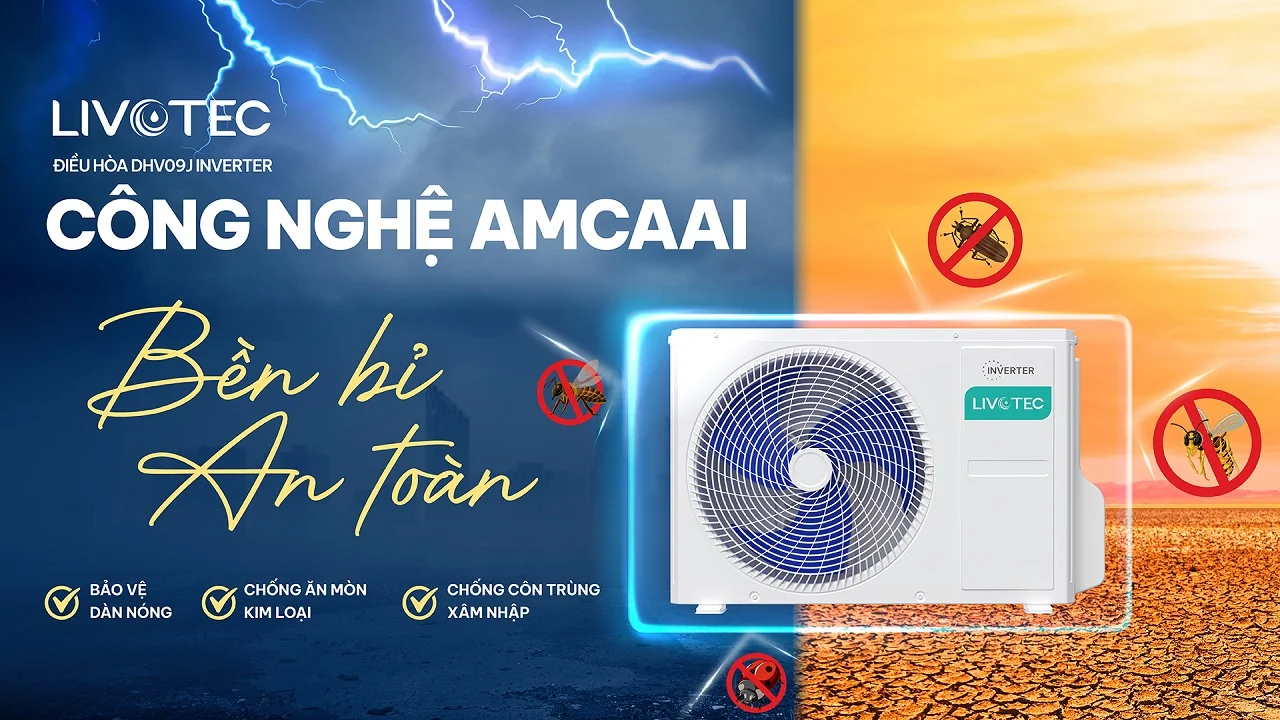 Livotec DHV09J Inverter AMCAAI chống ăn mòn